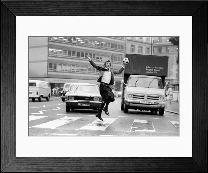 Framed Print : Denis Law, who was capped by Scotland more than 50 times Framed Print : Denis Law, who was capped by Scotland more than 50 times