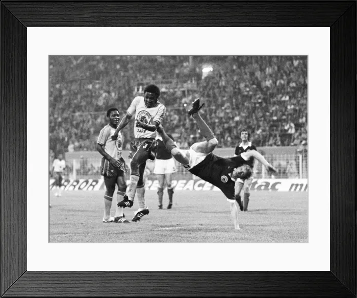 Framed Print : 1974 World Cup First Round group Two match in Dortmind, West Germany Framed Print : 1974 World Cup First Round group Two match in Dortmind, West Germany