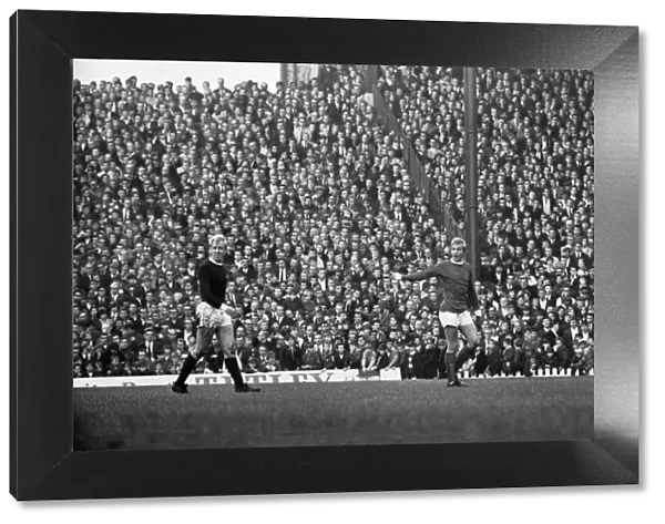Manchester United v Arsenal - October 1967 Denis Law of Manchester United