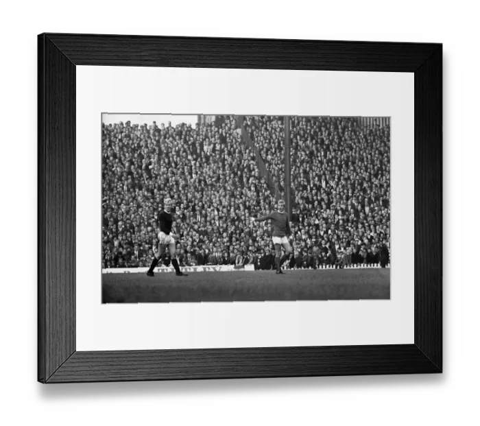 Framed Print : Manchester United v Arsenal - October 1967 Denis Law of Manchester United Framed Print : Manchester United v Arsenal - October 1967 Denis Law of Manchester United