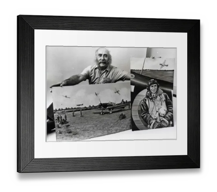 Framed Print : Mr. Desmond Davies, born in Grangetown, Cardiff, now living in Bristol