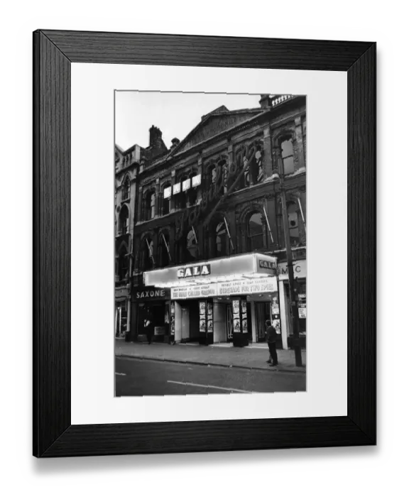 Framed Print : The Gala cinema, St Mary Street, Cardiff. Sept 1968