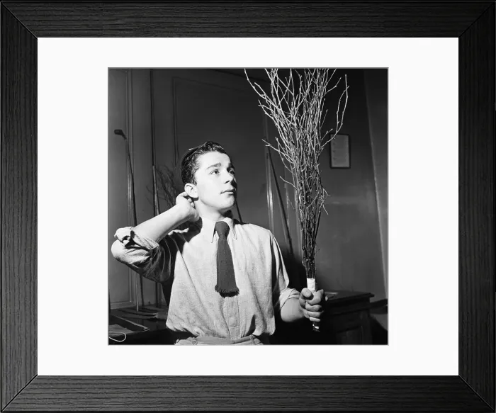 Framed Print : 27 Year old Eric A Wildman who has started a business by the name of Framed Print : 27 Year old Eric A Wildman who has started a business by the name of