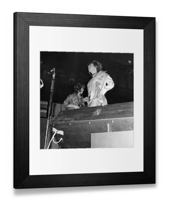 Framed Print : Rolling Stones: During the first night of the bands UK tour at Newcastle City Hall Framed Print : Rolling Stones: During the first night of the bands UK tour at Newcastle City Hall