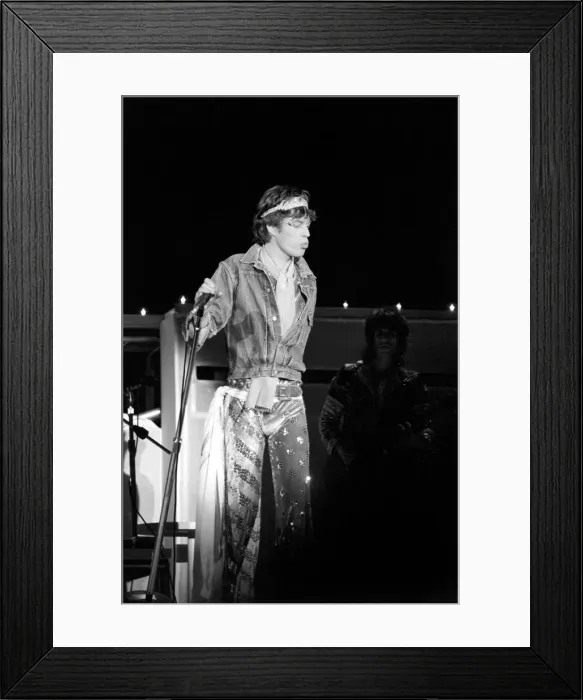 Framed Print : Rolling Stones concert for Nicaragua. Held at The Forum, Inglewood, Los Angeles Framed Print : Rolling Stones concert for Nicaragua. Held at The Forum, Inglewood, Los Angeles