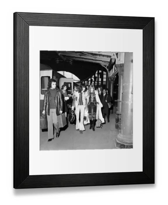 Framed Print : Rolling Stones'on stage of Newcastle City Hall on Thursday 4  /  3  /  1971 for