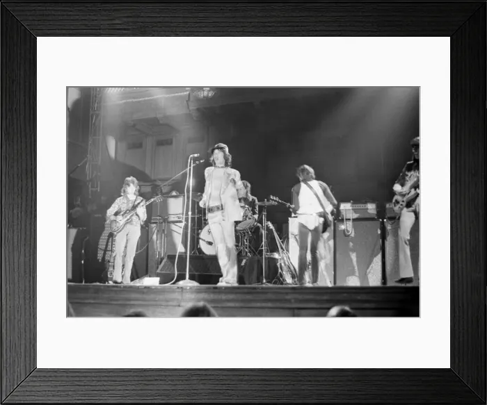 Framed Print : Rolling Stones'on stage of Newcastle City Hall on Thursday 4 / 3 / 1971 for Framed Print : Rolling Stones'on stage of Newcastle City Hall on Thursday 4 / 3 / 1971 for