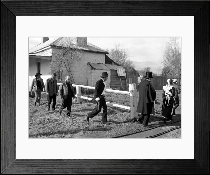 Framed Print : Rolling Stones: Filming Ned Kelly in Australia. Mick Jagger Framed Print : Rolling Stones: Filming Ned Kelly in Australia. Mick Jagger