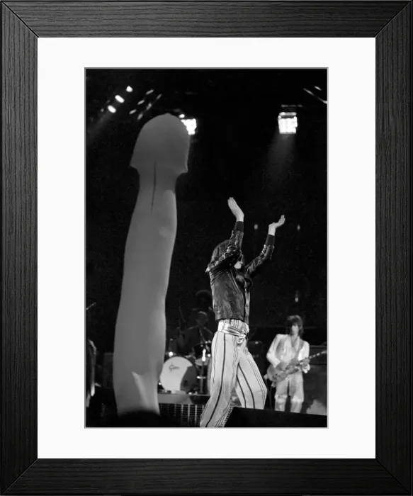 Framed Print : The Rolling Stones in concert at Hemisfair Plaza Arena & Convention Centre, San Antonio