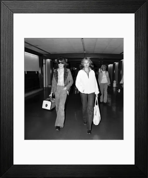 Framed Print : Bill Wyman of the Rolling Stones'arriving at Heathrow Airport from Barbados Framed Print : Bill Wyman of the Rolling Stones'arriving at Heathrow Airport from Barbados