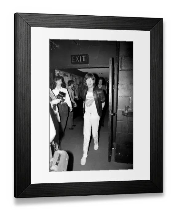 Framed Print : The Rolling Stones without Keith Richard launched their new record
