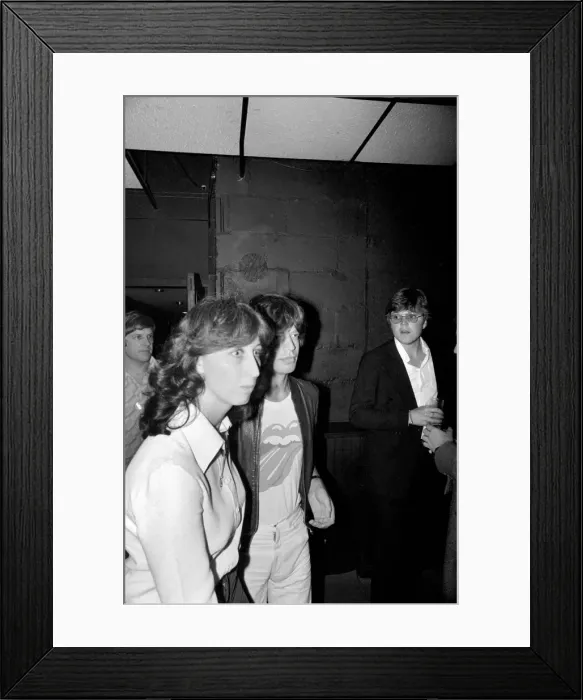 Framed Print : The Rolling Stones without Keith Richard launched their new record Framed Print : The Rolling Stones without Keith Richard launched their new record