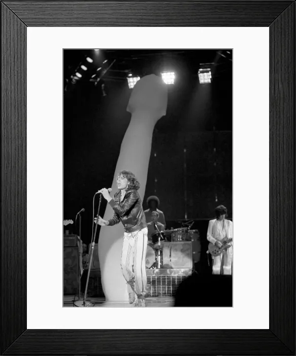 Framed Print : The Rolling Stones in concert at Hemisfair Plaza Arena & Convention Centre, San Antonio