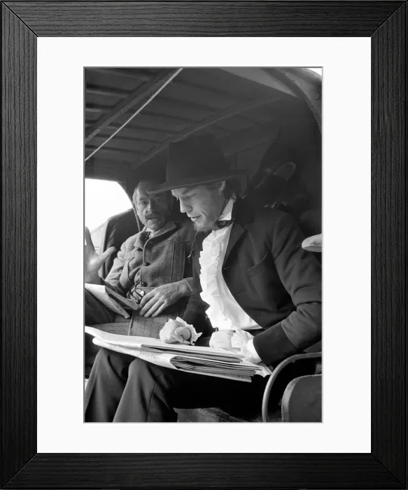 Framed Print : Rolling Stones: Filming Ned Kelly in Australia. Mick Jagger Framed Print : Rolling Stones: Filming Ned Kelly in Australia. Mick Jagger