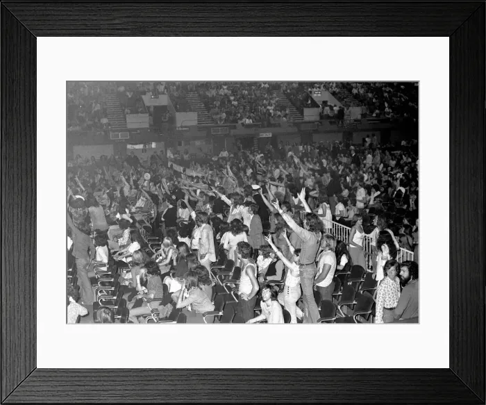 Framed Print : The Rolling Stones Concert. September 1973 73-7372-001 Framed Print : The Rolling Stones Concert. September 1973 73-7372-001