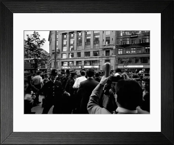 Framed Print : The Rolling Stones were involved in yet another riot last night (Friday Framed Print : The Rolling Stones were involved in yet another riot last night (Friday