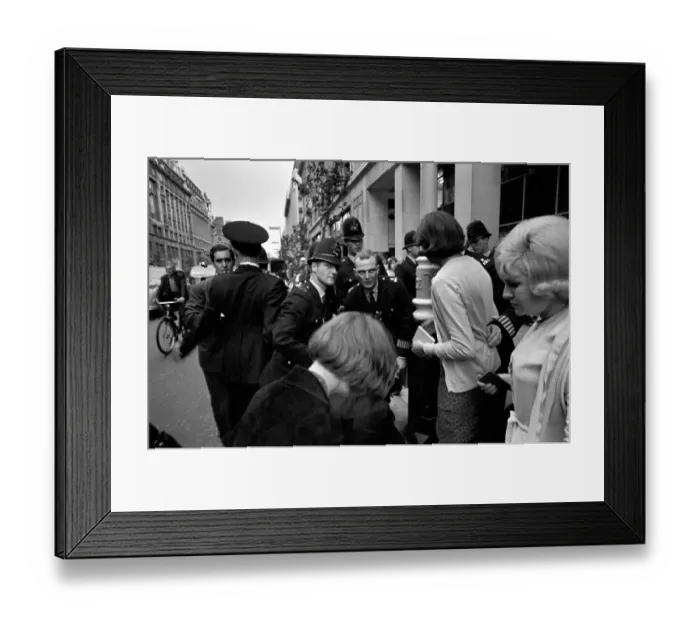Framed Print : The Rolling Stones were involved in yet another riot last night (Friday