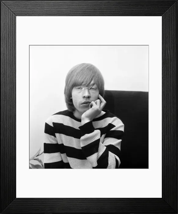 Framed Print : The Rolling Stones: Brian Jones. July 1964 Framed Print : The Rolling Stones: Brian Jones. July 1964