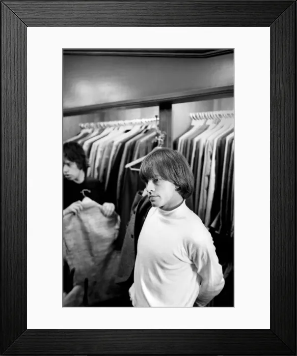 Framed Print : Mick Jagger & Brian Jones on the morning of 4 June 1964 when The Rolling Stones were Framed Print : Mick Jagger & Brian Jones on the morning of 4 June 1964 when The Rolling Stones were