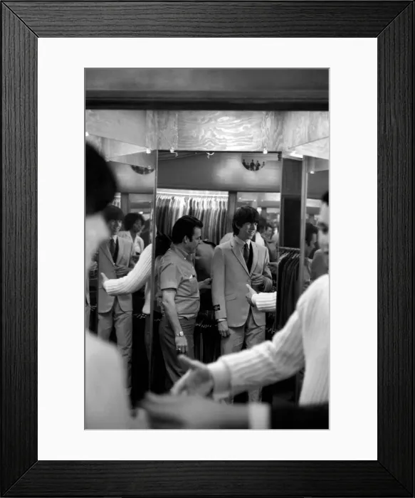 Framed Print : Keith Richards on the morning of 4 June 1964 when The Rolling Stones were taken shopping Framed Print : Keith Richards on the morning of 4 June 1964 when The Rolling Stones were taken shopping
