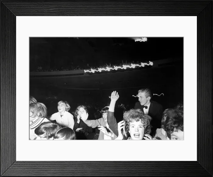 Framed Print : The Rolling Stones at Stockton. September 1964 S08359-004