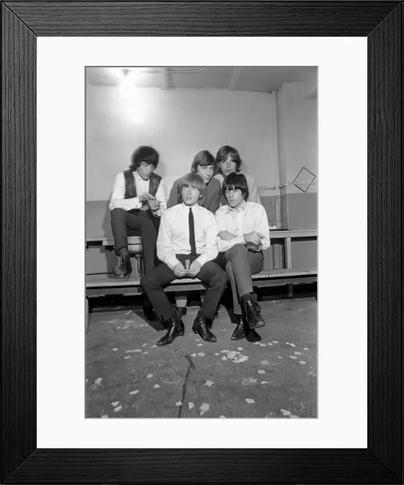 Framed Print : The Rolling Stones at Stockton. September 1964 S08359-013