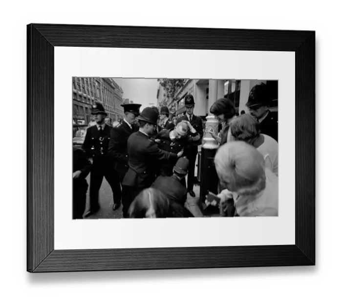 Framed Print : The Rolling Stones were involved in yet another riot last night (Friday