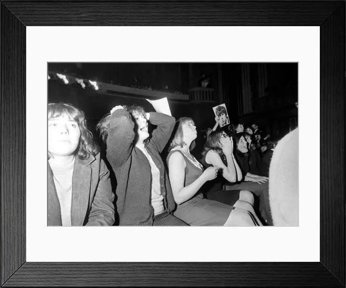 Framed Print : The Rolling Stones at Stockton. September 1964 S08359-023