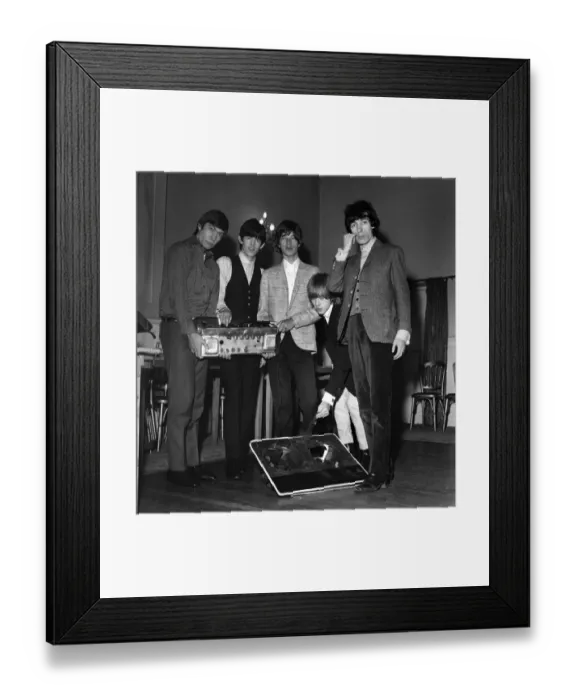Framed Print : Rolling Stones at The Imperial Ballroom in Nelson, Lancashire. 25th July 1964