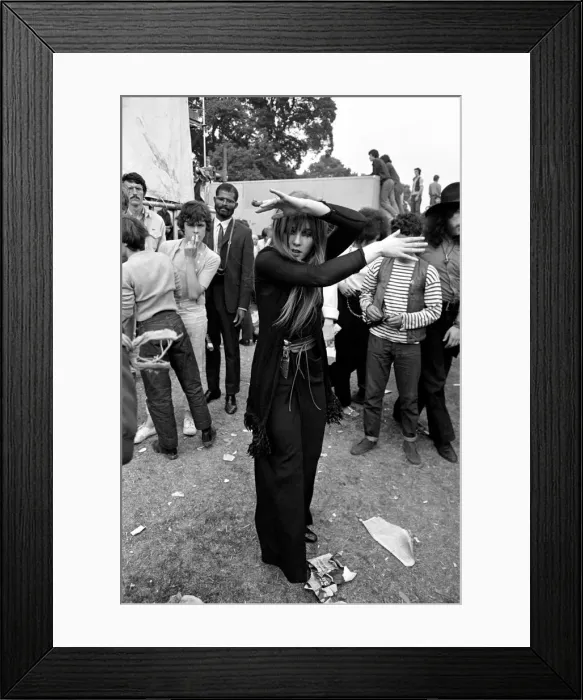 Framed Print : fan at The Rolling Stones free concert in Londons Hyde Park on 5 July 1969 Framed Print : fan at The Rolling Stones free concert in Londons Hyde Park on 5 July 1969