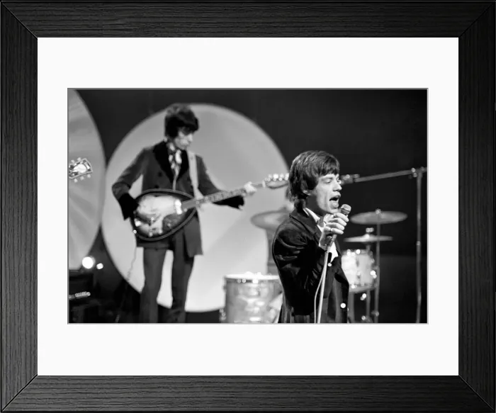 Framed Print : Rehearsals at Teddington for the Eamonn Andrews show on which the Rolling Stones appeared Framed Print : Rehearsals at Teddington for the Eamonn Andrews show on which the Rolling Stones appeared