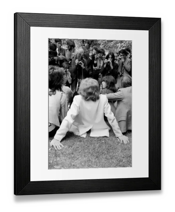 Framed Print : Introducing the new Rolling Stone : Mick Taylor has taken Brian Jones place in