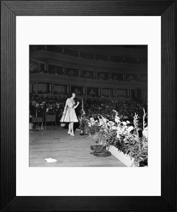 Framed Print : Susan Maughan at The Great Pop Prom at the Royal Albert Hall