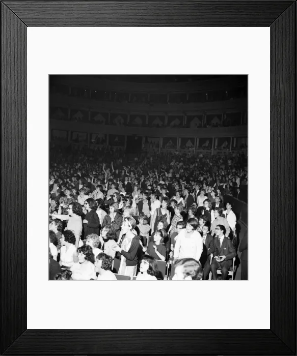Framed Print : The Great Pop Prom at the Royal Albert Hall, in the afternoon of 15 September 1963 was in