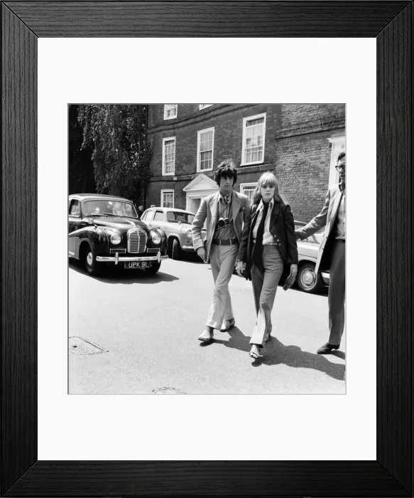 Framed Print : Rolling Stones: During Mick Jagger and Keith Richards drug case Framed Print : Rolling Stones: During Mick Jagger and Keith Richards drug case