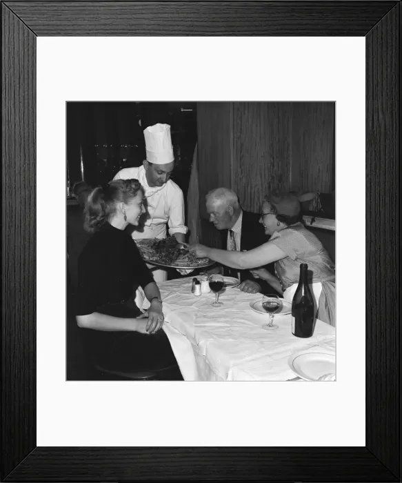 Framed Print : The Busman Goes To France Feature, July 1953. Bill Framed Print : The Busman Goes To France Feature, July 1953. Bill