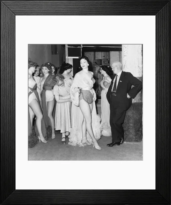 Framed Print : The Busman Goes To France Feature, July 1953. Bill