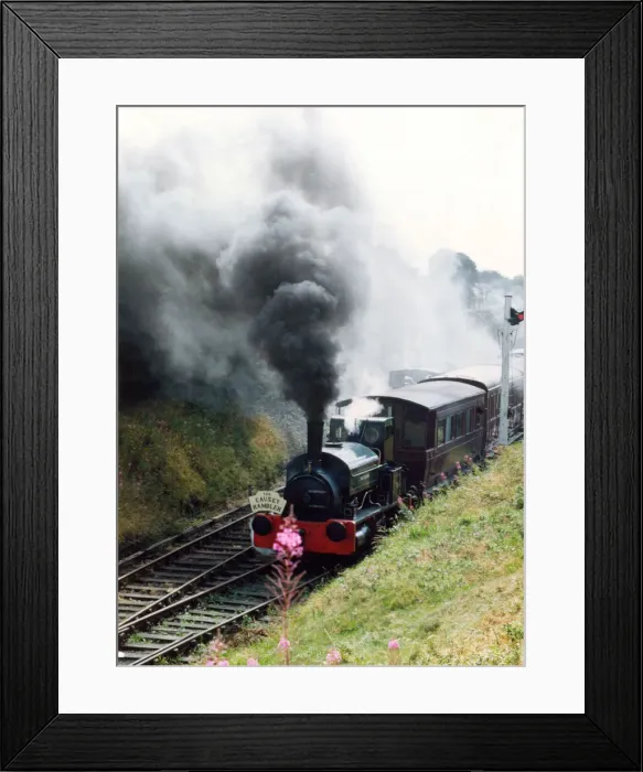 Framed Print : The Causey Rambler steaming along Tanfield Railway on 4th September 1994 Framed Print : The Causey Rambler steaming along Tanfield Railway on 4th September 1994