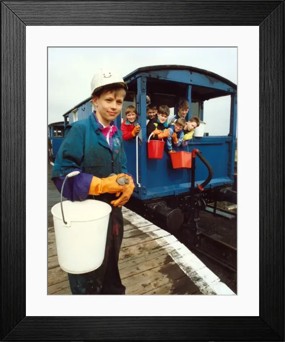 Framed Print : Members of the 3rd Washington (Donwell) Scouts were at Bowes Railway Museum on 27th March Framed Print : Members of the 3rd Washington (Donwell) Scouts were at Bowes Railway Museum on 27th March