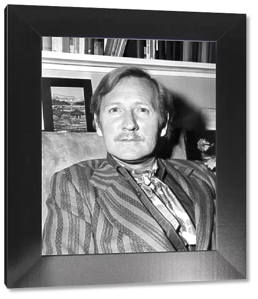Actor Leslie Phillips pictured at his Maida Vale, London home on 21st August 1973