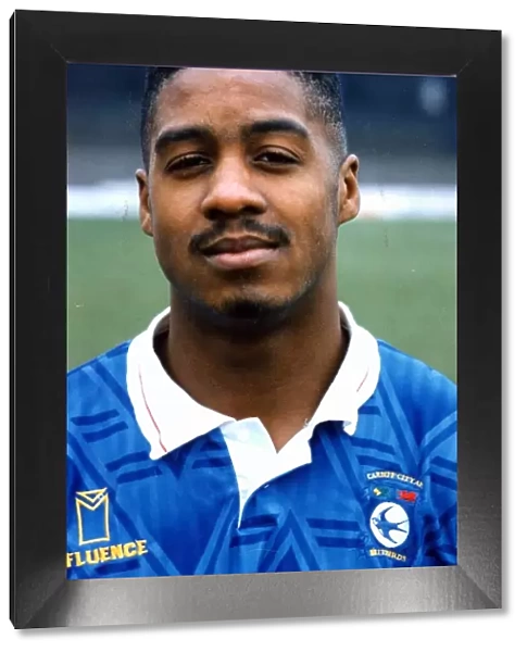 Eddie Newton - Cardiff Citys on loan signing from Chelsea - 23rd January 1992