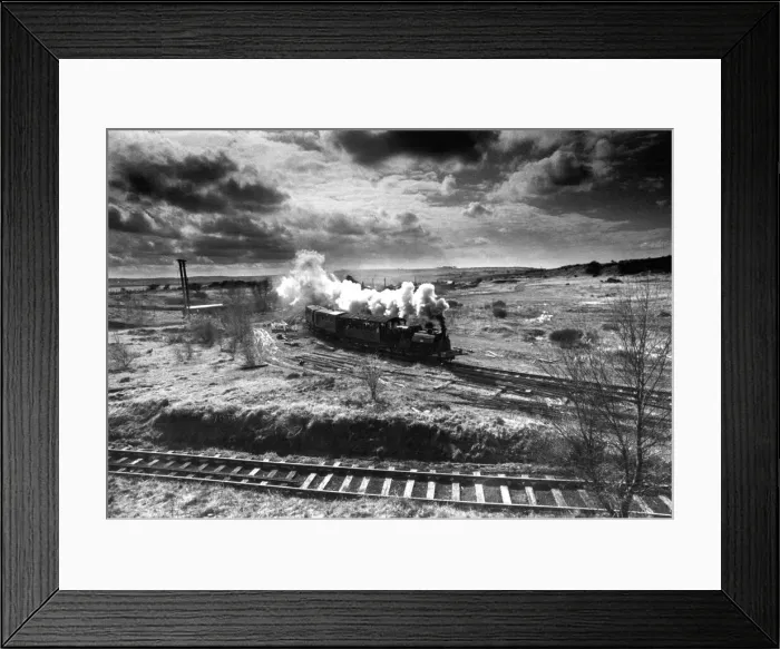 Framed Print : A steam train making its way through the countryside on Tanfield Railway on 3rd April Framed Print : A steam train making its way through the countryside on Tanfield Railway on 3rd April