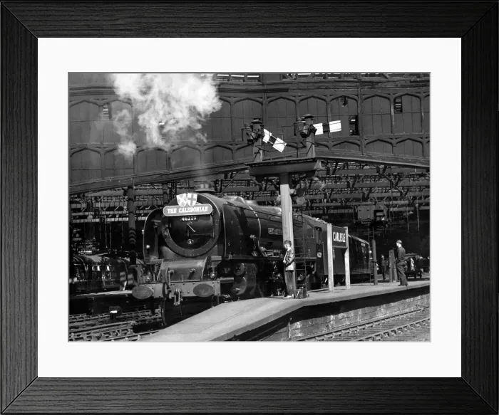 Framed Print : The new British Railways express, The Caledonian pulls out of Carlisle Station on 17th Framed Print : The new British Railways express, The Caledonian pulls out of Carlisle Station on 17th