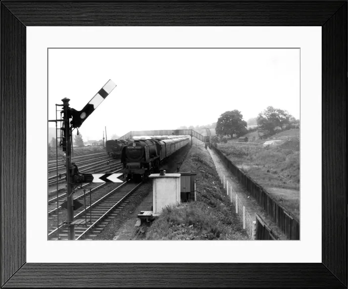 Framed Print : The Royal Scott steam train on 29th June 1959 Framed Print : The Royal Scott steam train on 29th June 1959