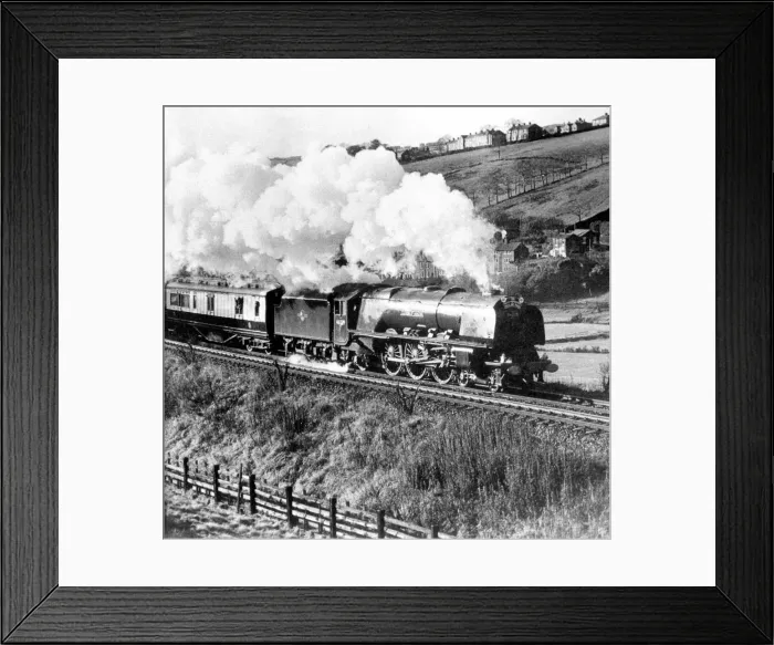 Framed Print : Former Midland Duchess of Hamilton during a special working in 1980 to commemorate 150 Framed Print : Former Midland Duchess of Hamilton during a special working in 1980 to commemorate 150