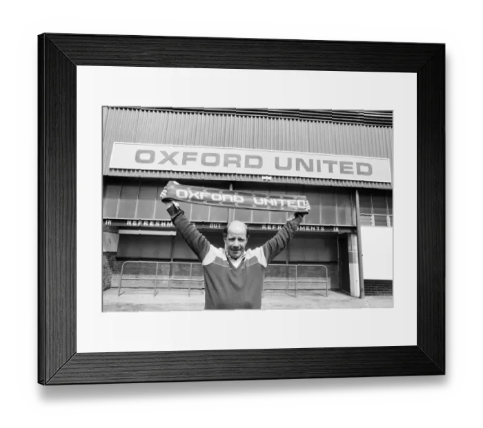 Framed Print : Oxford United FC. manager Jim Smith, who has been manager 3 times over the years