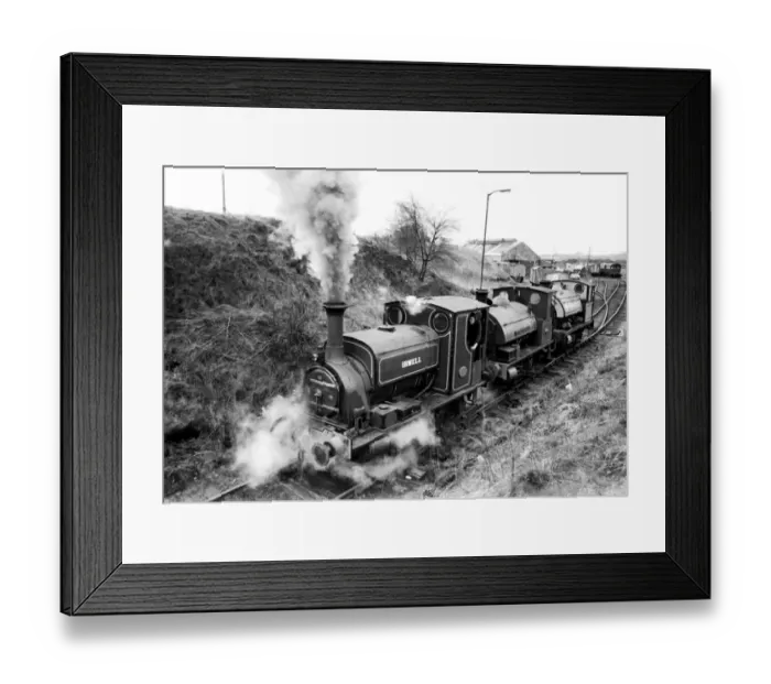 Framed Print : The Inwell, a 1937 Hudswell Clarke 0-4-0 saddle tank locomotive Framed Print : The Inwell, a 1937 Hudswell Clarke 0-4-0 saddle tank locomotive
