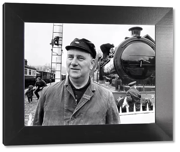 British Rail driver Ken Hedley from Blyth, on 23rd April 1973