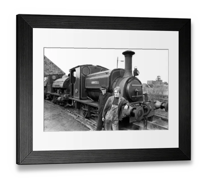 Framed Print : The Inwell, a 1937 Hudswell Clarke 0-4-0 saddle tank locomotive on the 28th March 1983 Framed Print : The Inwell, a 1937 Hudswell Clarke 0-4-0 saddle tank locomotive on the 28th March 1983