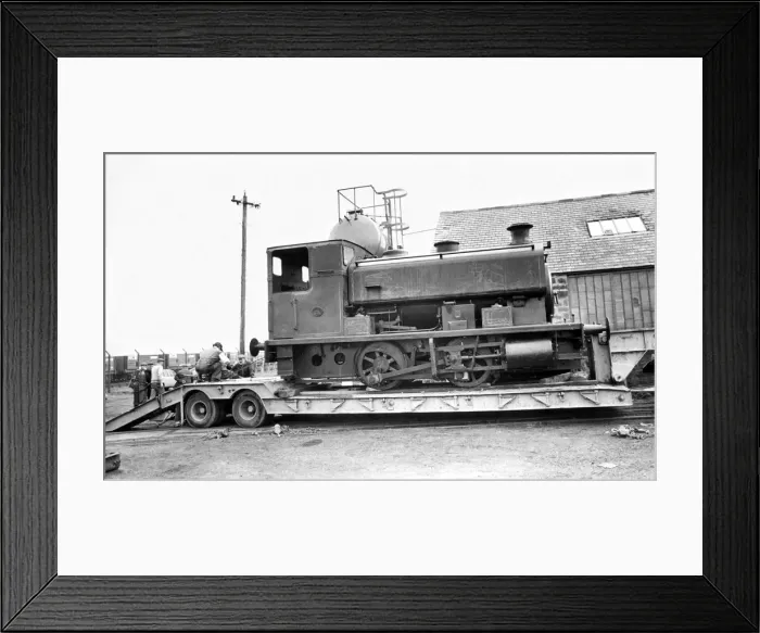 Framed Print : This little 040 tank engine has arrived to double the steam power at the Bowes Railway Framed Print : This little 040 tank engine has arrived to double the steam power at the Bowes Railway